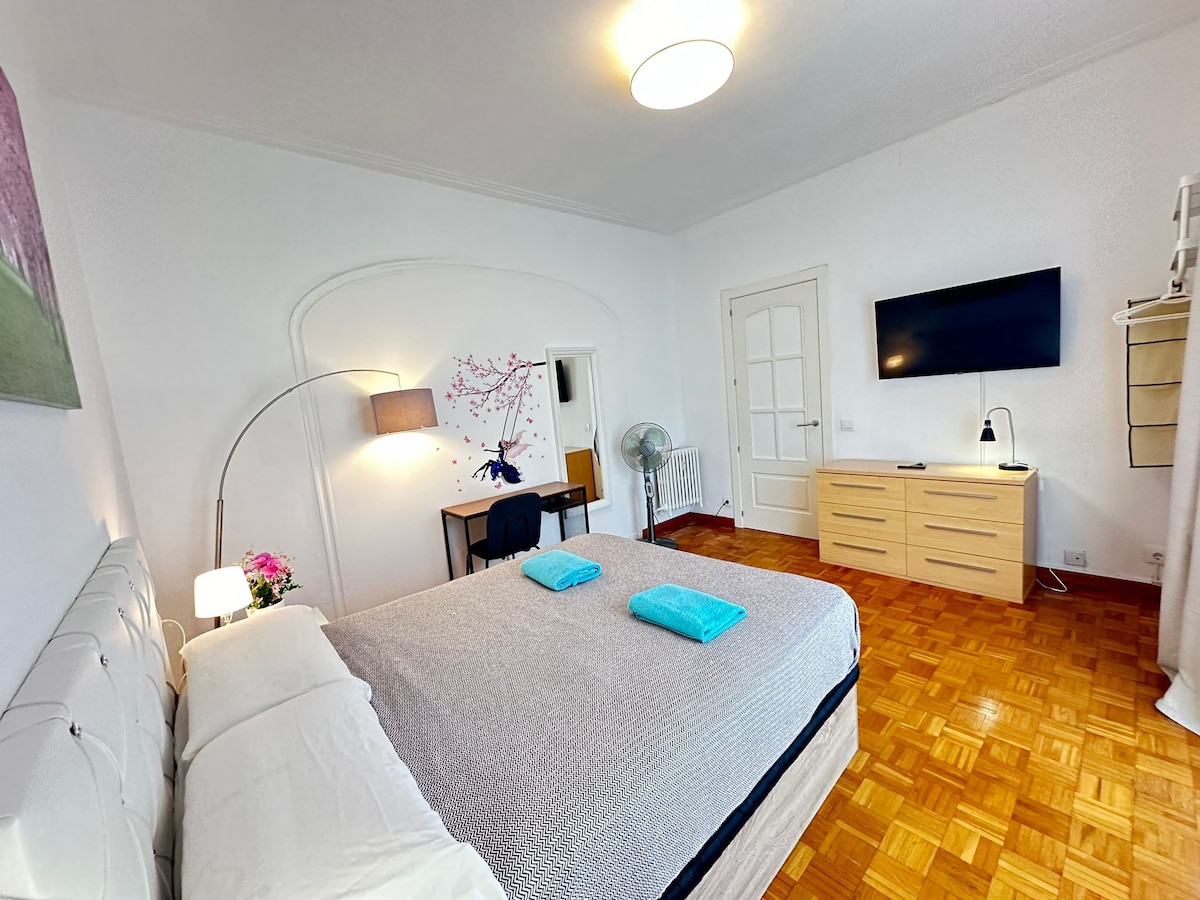 NR3 Chambre double avec salle de bain partagée