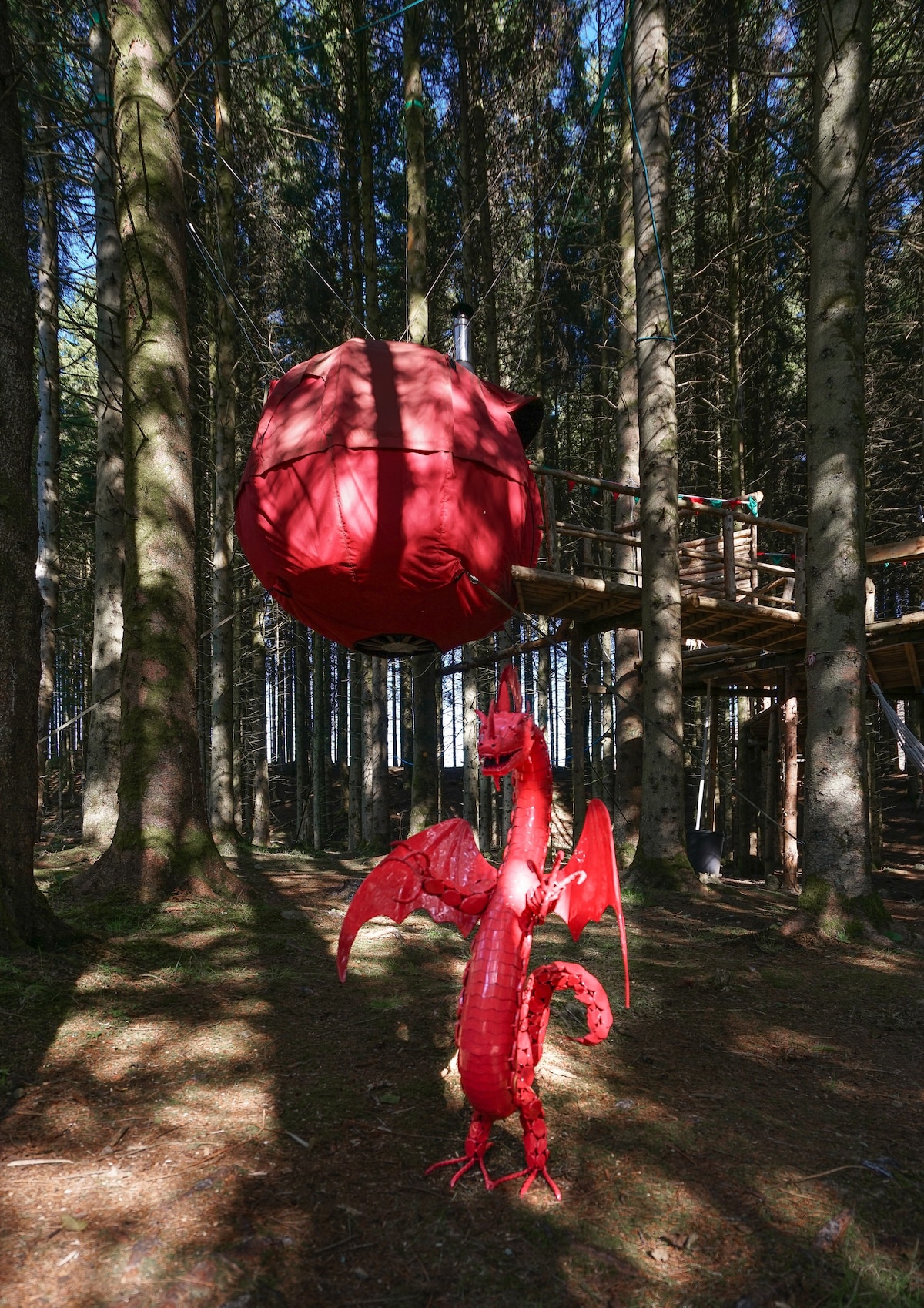 Cabane dans une cabane dans le Dark Skies Park - Wild Glamping