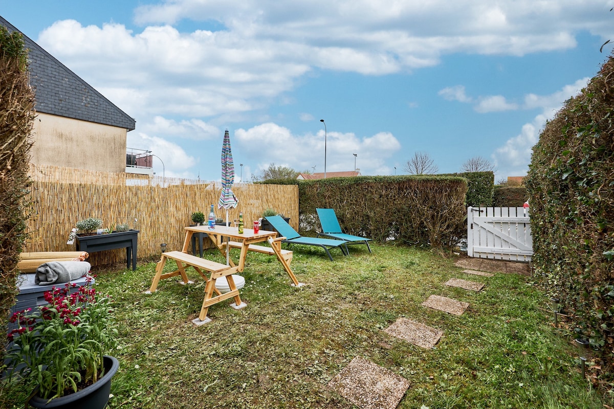 Au Jardin de Mel - Appt à moins d'1 km de la plage